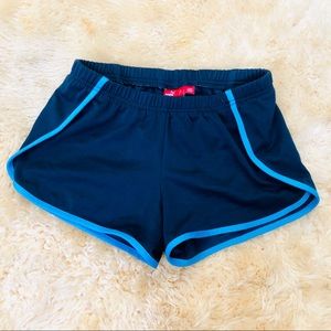 PUMA brand women's athletic dolphin shorts blue